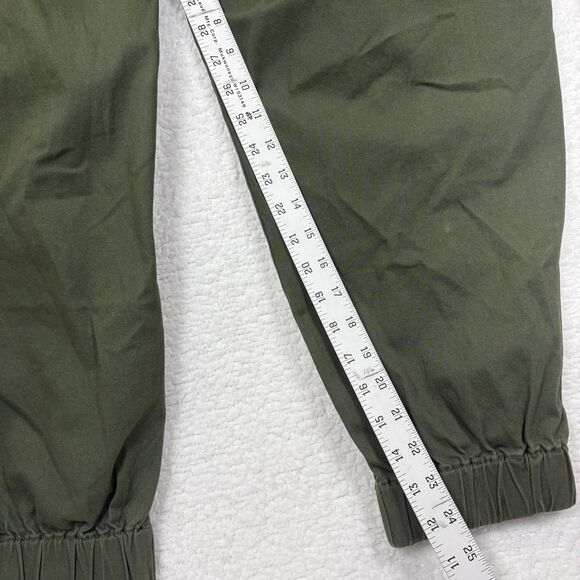 No Boundaries Juniors’ High-Rise Utility Cropped Joggers, Green Size XXL - Picture 6 of 6